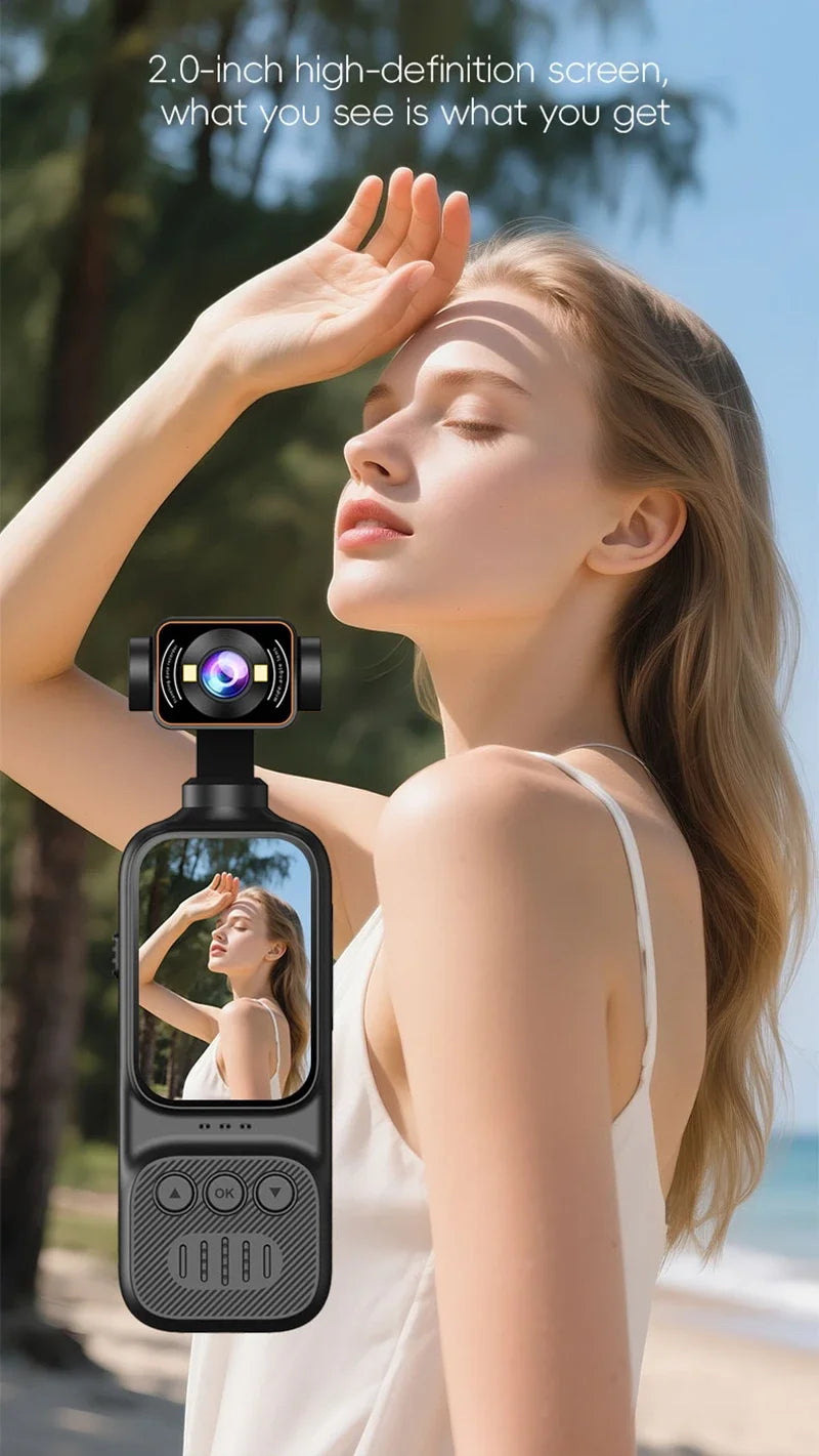 Portable Multifunctional Pocket Camera With High-definition Anti Shake Vlog Outdoor Handheld Sports Camera And Wifi Recorder New