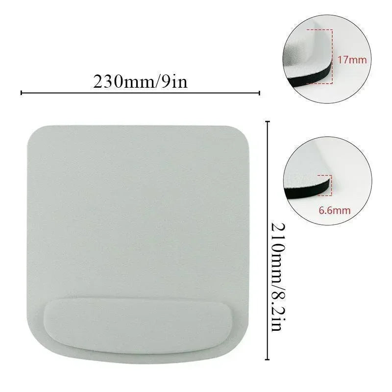 Environmental Eva Ergonomic Mousepad Computer Game Mouse Pad Wrist Pad Comfortable Mouse Mats For Office Home Solid Color