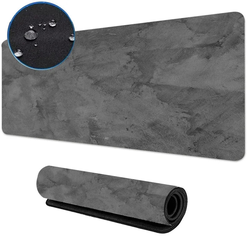 900x400 Gray Textured Tarpaulin Mouse Pad Waterproof Mat Gaming Accessories Control MousePad Gamer Water Proof Cloth Desk Mat