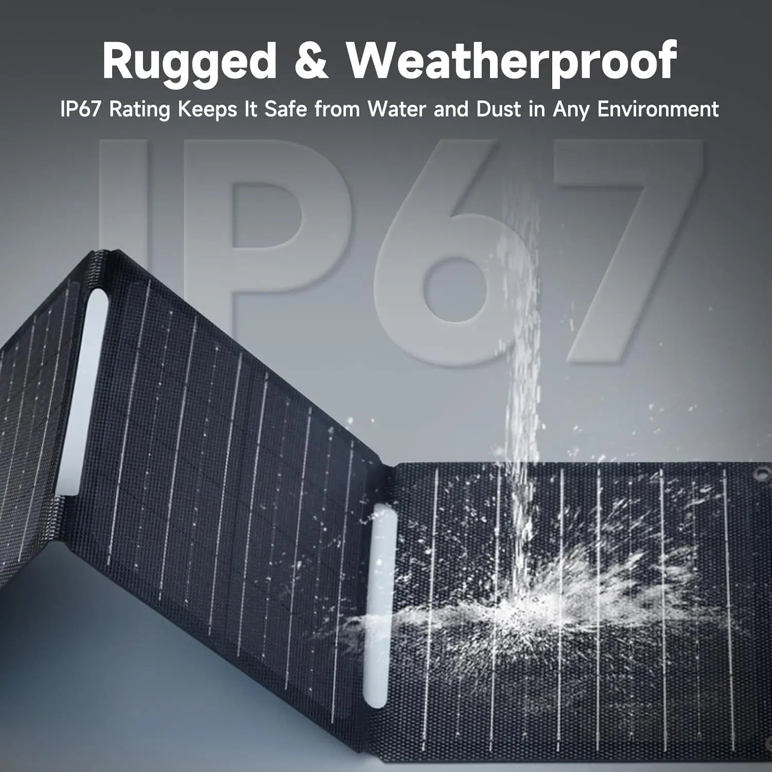 ALLPOWERS PB100 Powerbank and SP001 12V21W Solar Panel 24000mAh 4-Port Portable Charger with LED for Phone Laptop Camping travel