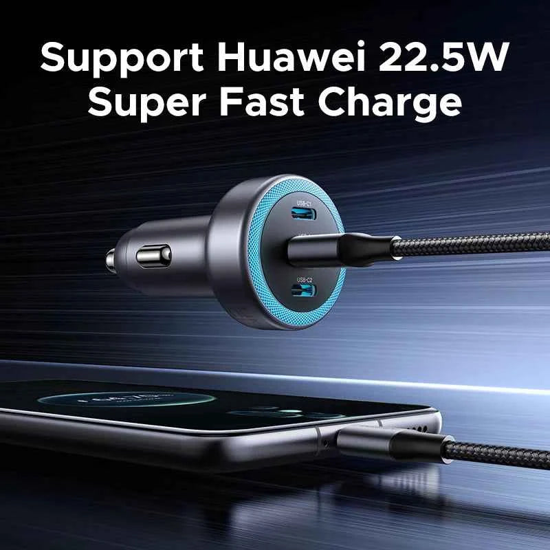 UGREEN Car Charger PD30W USB C Fast Charger for iPhone 17 16 15 Fast Charging for Mobile Phone USB C Car Charger