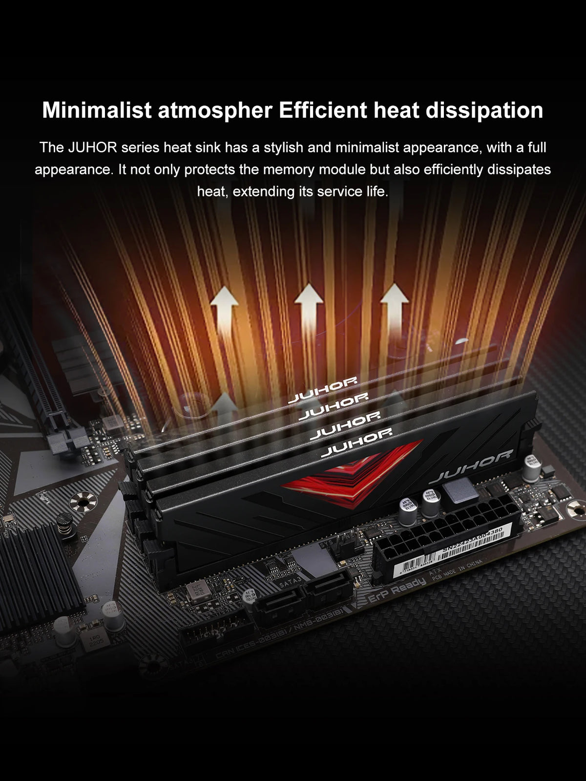 JUHOR Memoria Ram DDR4 8GB 16GB 3200MHz Udimm  Dimm  Desktop Memory