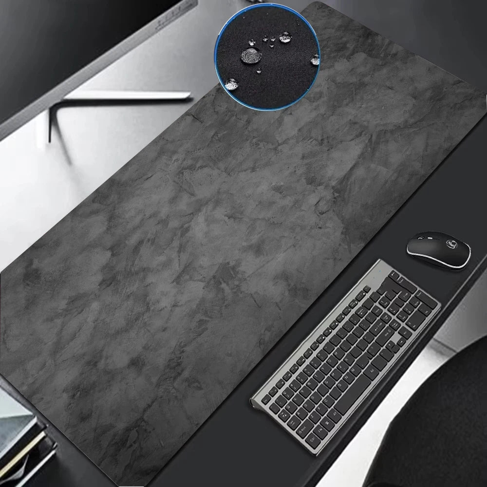 900x400 Gray Textured Tarpaulin Mouse Pad Waterproof Mat Gaming Accessories Control MousePad Gamer Water Proof Cloth Desk Mat