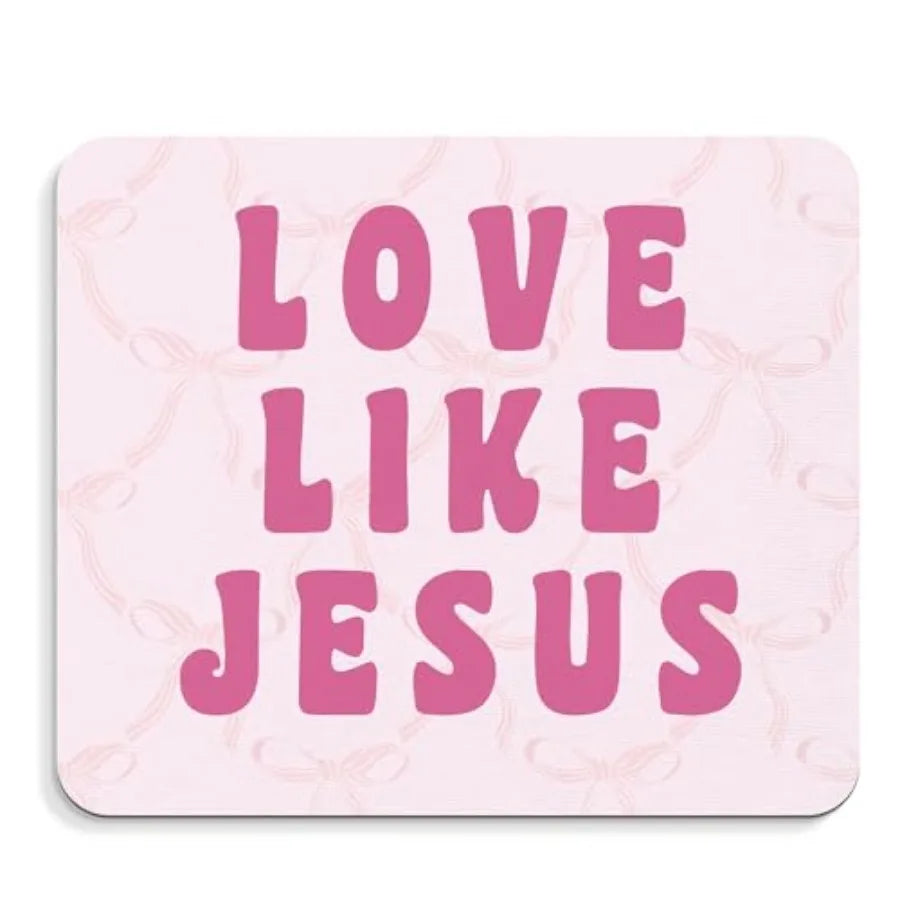 Motivational Bible Verse Decor Mouse Pad - Inspirational Christian Office Desk Mousepad, Positive Bible Verse Decor, Inspiratio