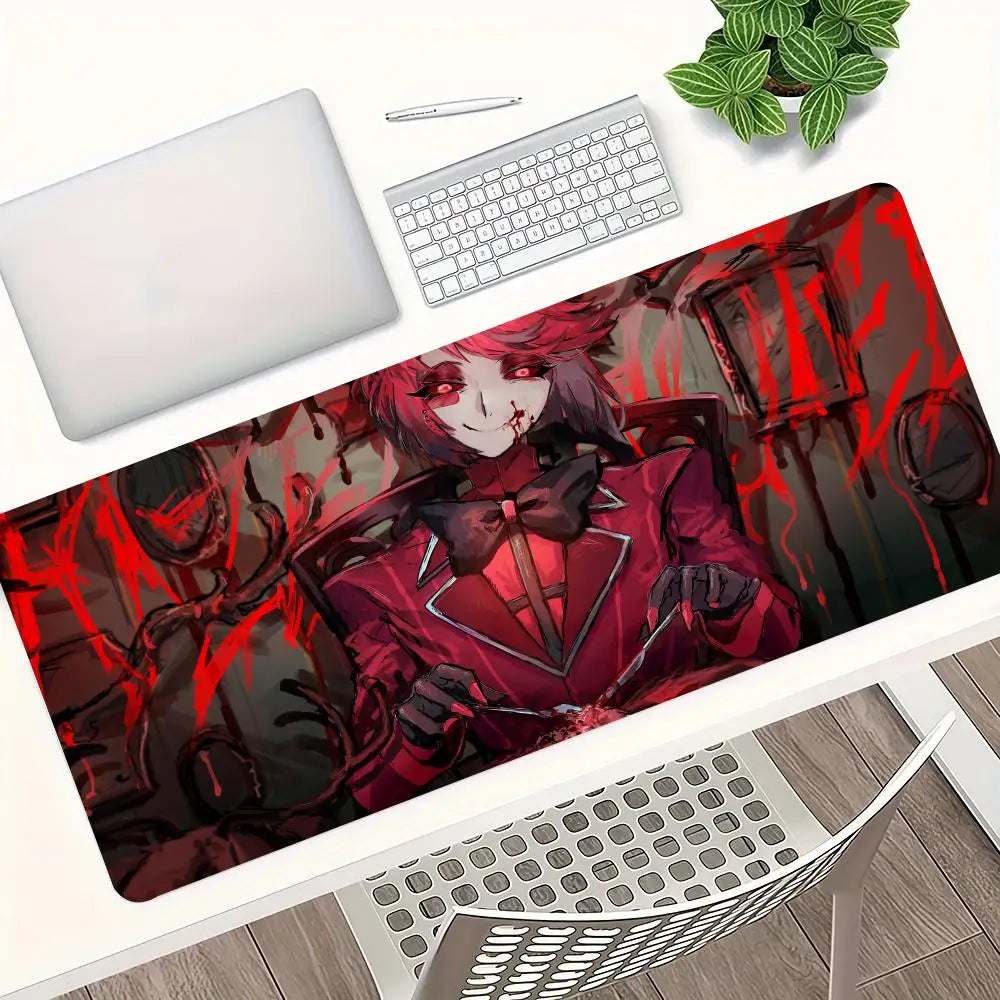 Mouse Pad H-azbin H-otel Player Computer Accessories Mousepad Laptop Keyboard Pad PC Tablemat Carpet Anime XXL Gamer DeskMat