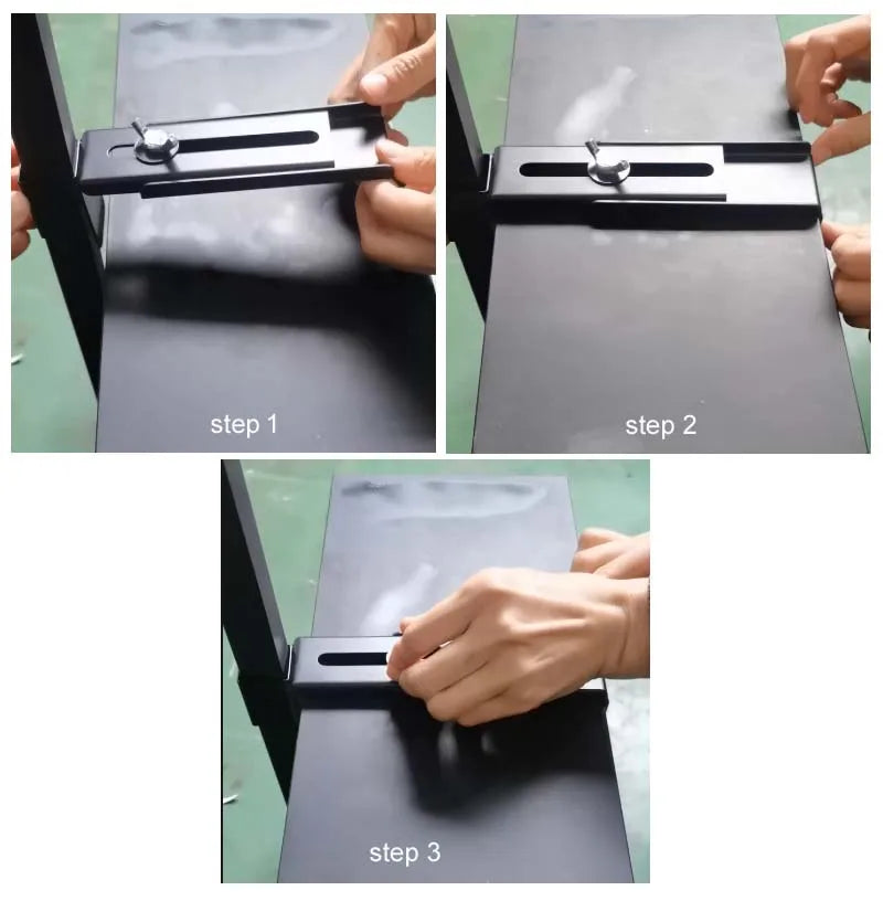 CP-02 30kg Computer CPU Stand Mainframe Hanger Host Box Stand Universal PC Case Holder Under Desk Wall Side width height Adjust