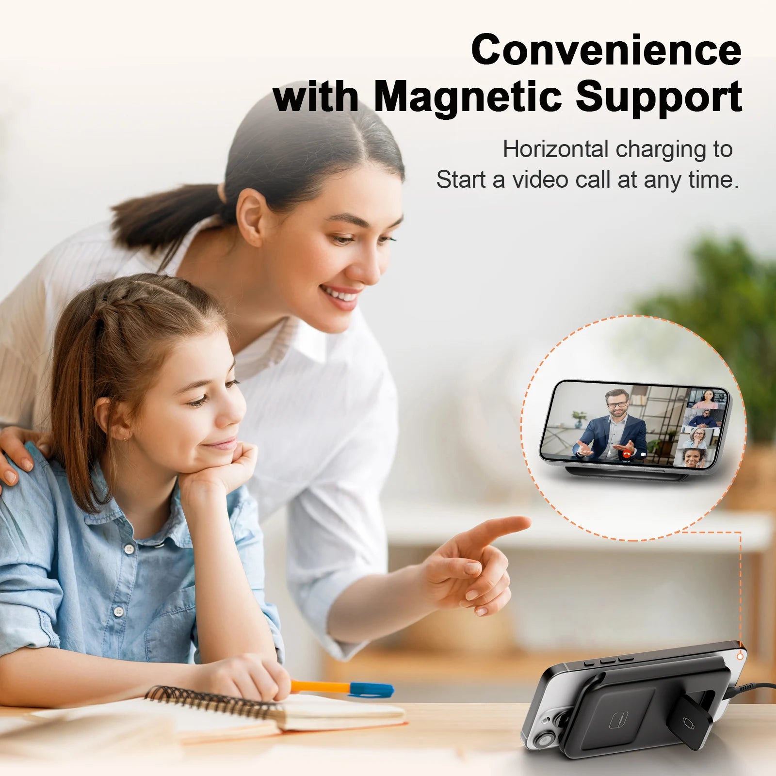 15W Wireless Chargers Magnetic 3 in 1 Foldable Stand Pad Dock Fast Charg Travel iPhone17 16 15 14 13 Pro Max Apple Watch Airpod