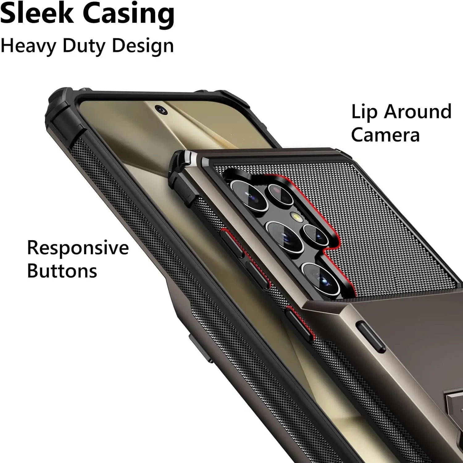 For Samsung Galaxy S25 S24 Ultra S25 S24 Plus S24 FE Wallet Case with Card Holder, Dual Layer Heavy Duty Shockproof Phone Cover