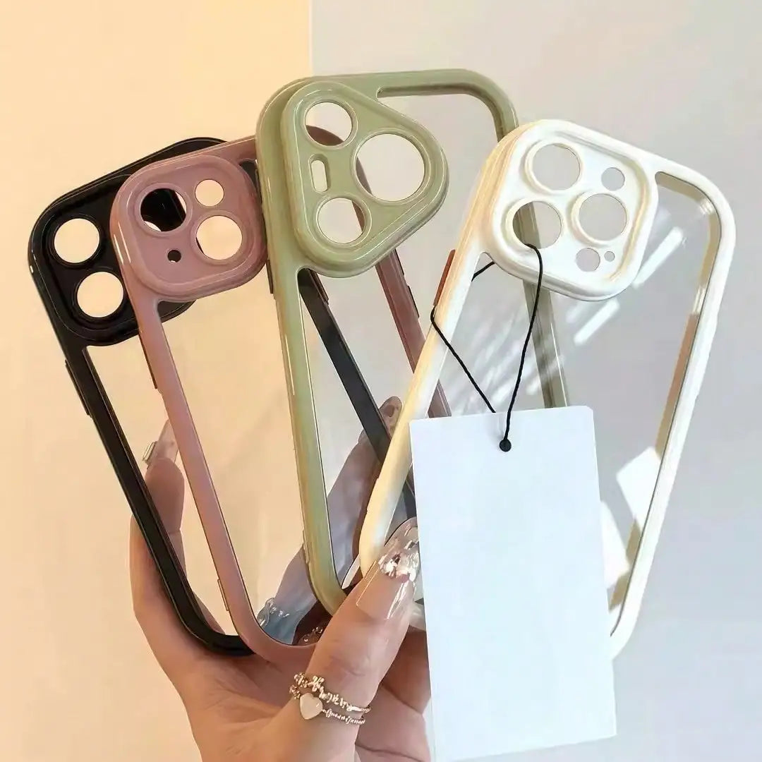 Minimalist Phone Case For iPhone17 Pro Max 17e 16e 15 Pro 14 Plus 13 Pro 12 Pro –Coverage Protective Case Unisex Creative