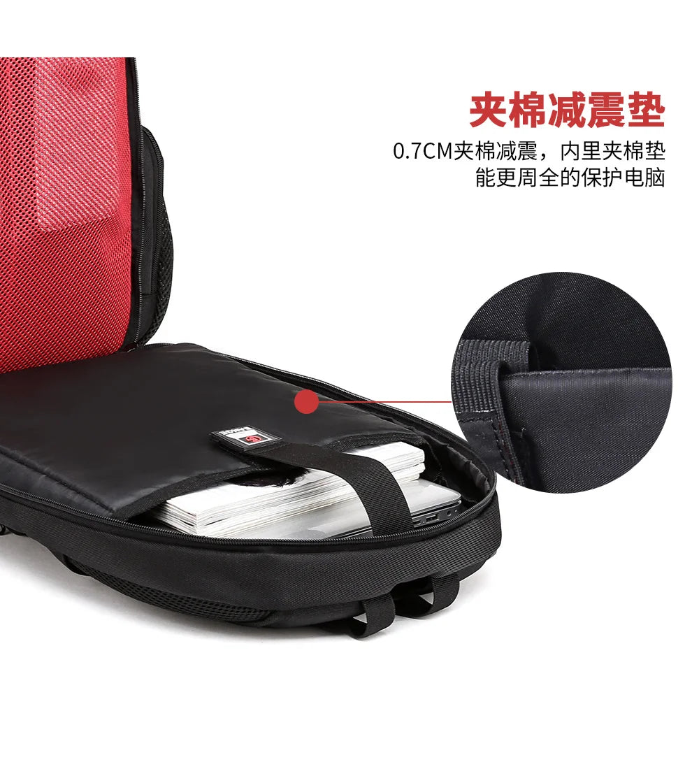 BANGE Large Multi-Function 40L Laptop Backpack 17 Inch Durable Travel Backpack School Bag For Teenagers with USB Recharging Port