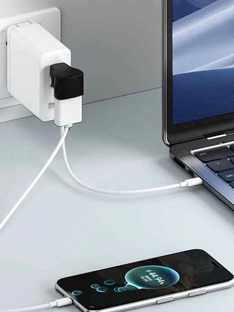 1 To 2 USB-C To USB-C USB-A Adapter 100W USB-C Male To USB-C USB-A Female Adapter 20Gbps 8K 60HZ U-shaped for  STEAM DECK/Switch