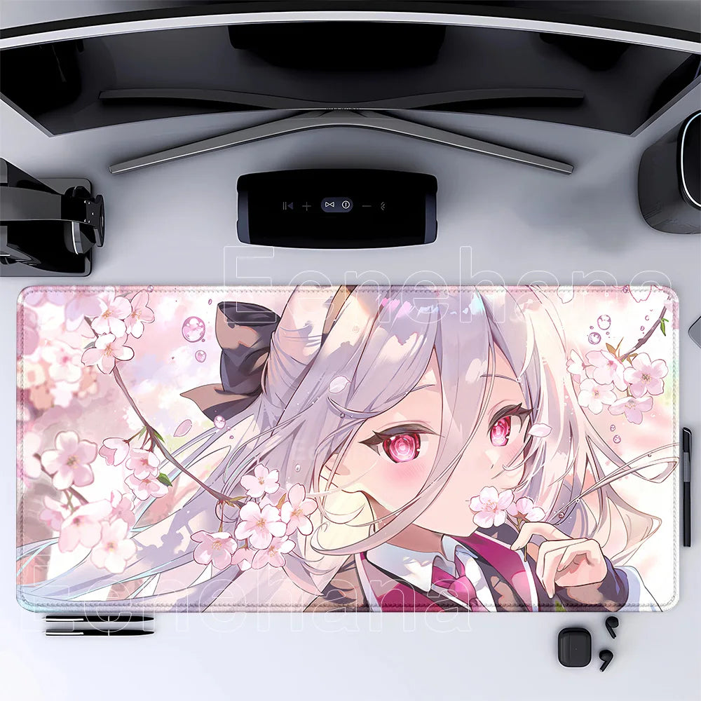 HD printing Tendō Kei Blue Archive Gaming Mousepad 400x900mm Anime girl key Mouse Pad PC Keyboard Office accessories XXL DeskMat