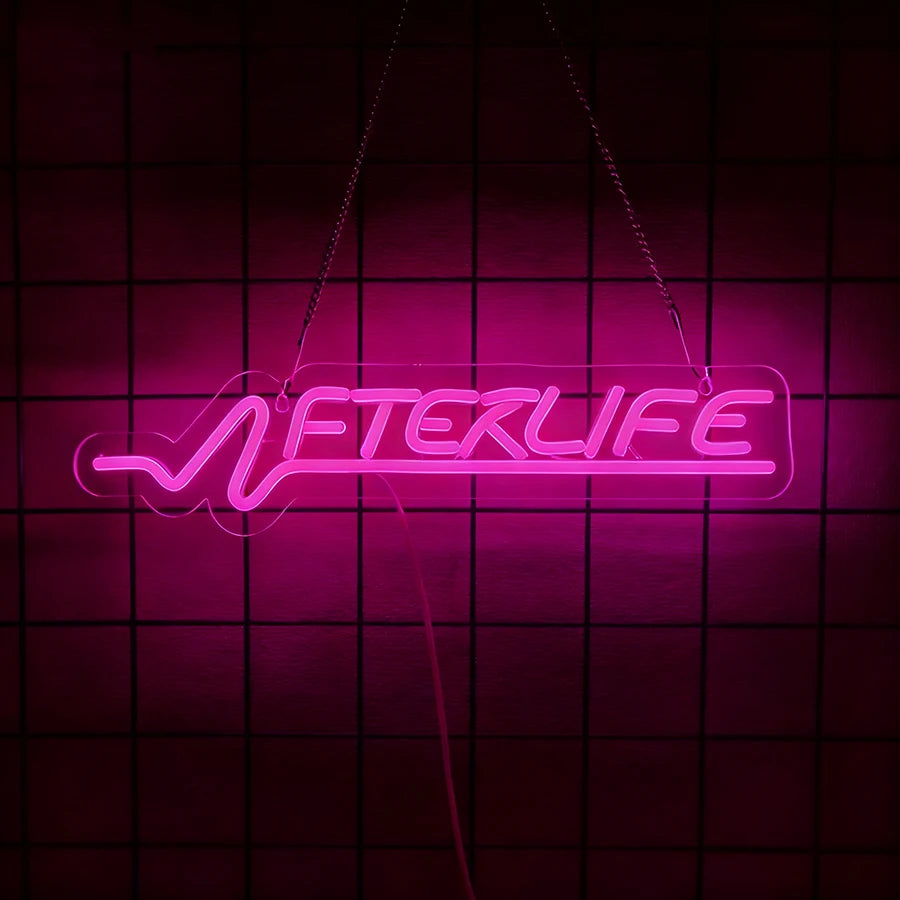 Cyberpunk Neon Sign Game Led Sign for Wall Decor Shooting Games Neon Light for Gaming Room Man Cave Bedroom Decoration