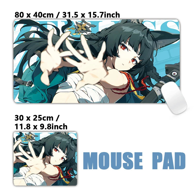New Design Zenless Zone Zero Mouse Pad Promeia Starlight Billy Cissia XXL Large Mousepad Keyboard Pad Desk Mat Keyboard Mats