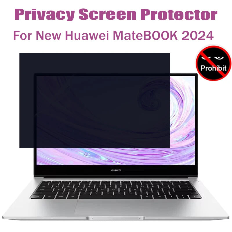 Privacy Screen Protector for New HUAWEI MateBook 14 2024 D14 D16 16S 14S XPro 14.2 16 Inch Anti-spy Anti-Peep Film for MagicBook