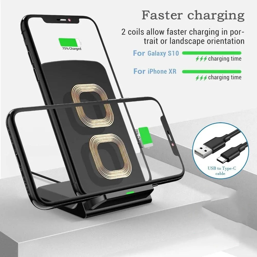 30W Wireless Charger Fast support for Samsung S26-S21 Ultra Quick Charging Stand For iPhone 17-12Pro Max Xiaomi 17 14