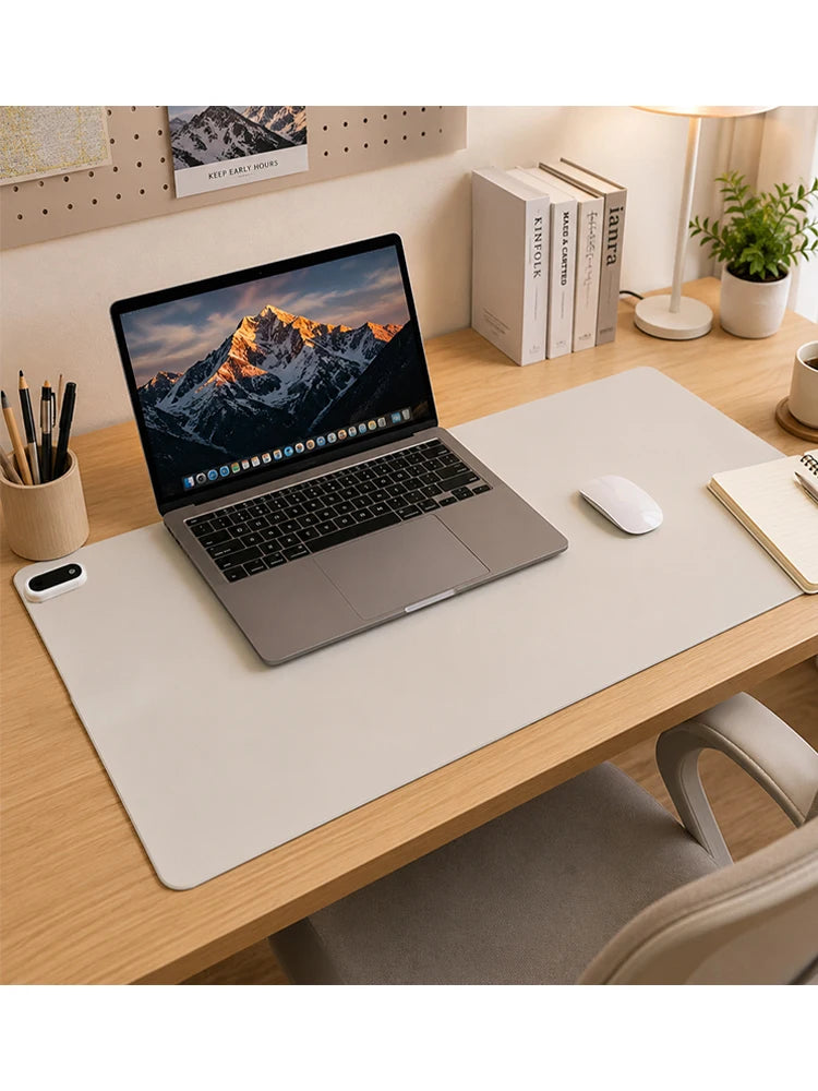 31 * 13 inch Heated Desk Pad USB Desk Heating Pad with 5-Speed Temperature Control Electric Mouse Pad