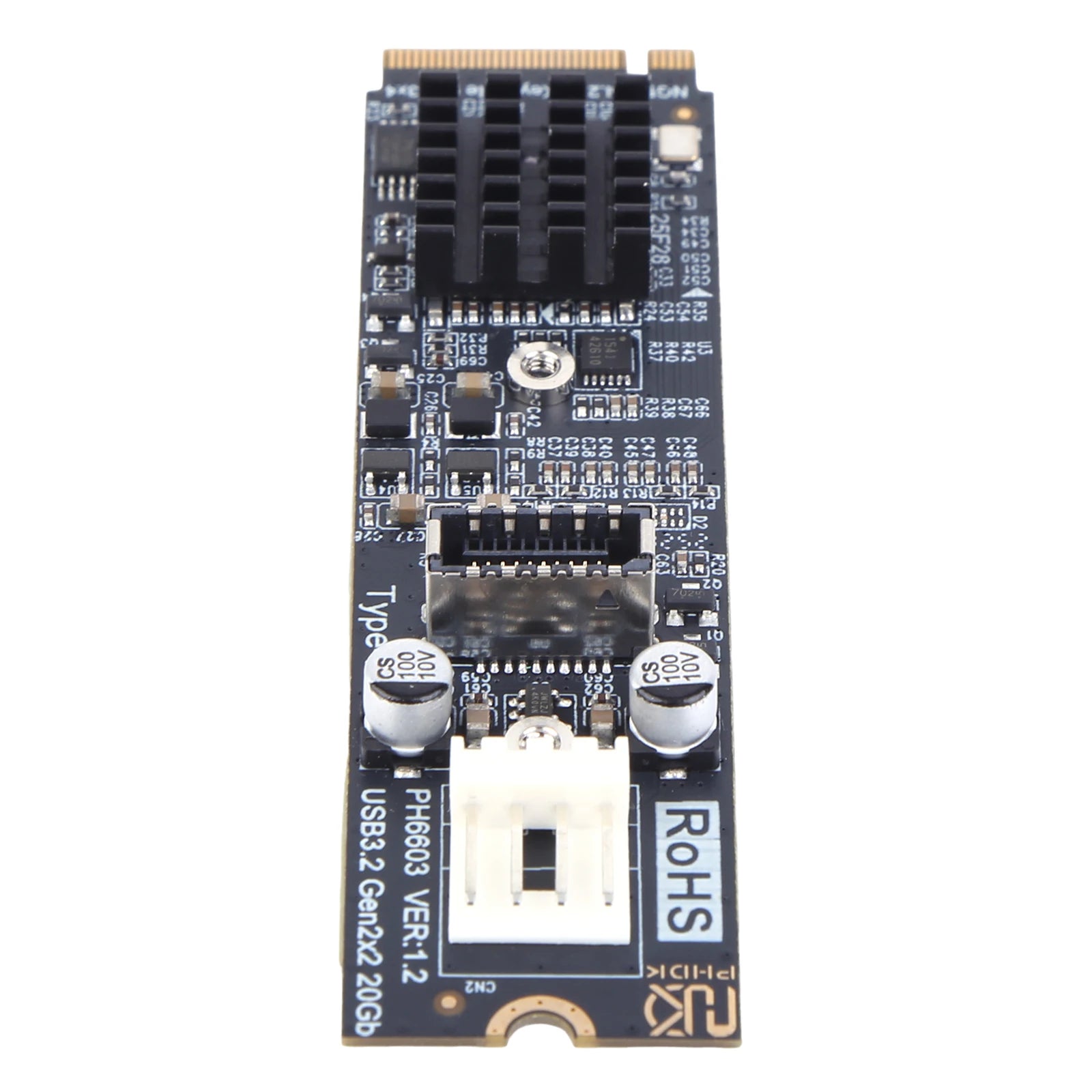 M.2 NVME M-Key to USB 3.2 TYPE-E Adapter Card
