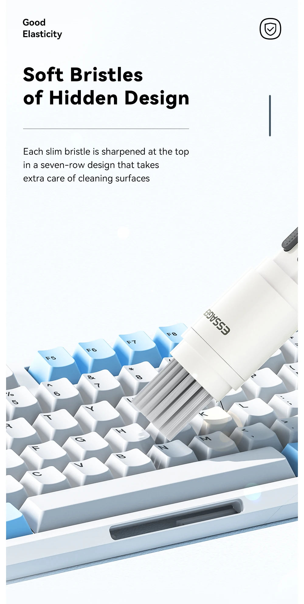 Essager 5 in 1 Cleaning Kit  For Computer Keyboard Cleaner Brush Earphones Cleaning Pen For AirPods Pro 3 iPhone Cleaning Tools