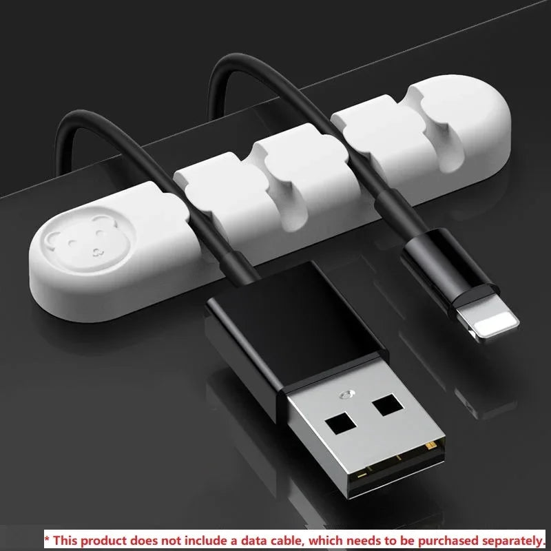 Cable Holder Desk Tidy Organizer Cord Protector Cable Holder for Table Cute Cable Holder ZMLXQ03