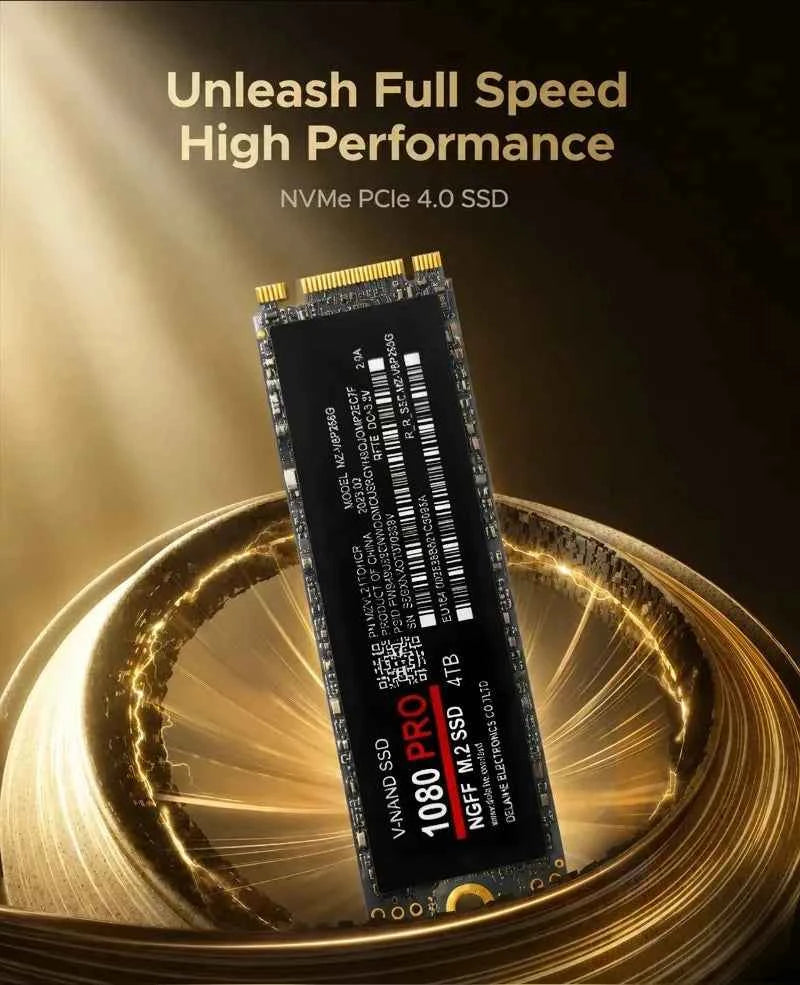 Original SSD 1080PRO 1TB Hard Disk Drive 2TB M2 NGFF NVME Interface Internal Solid State Hard Drive for Laptop Desktop Notebook