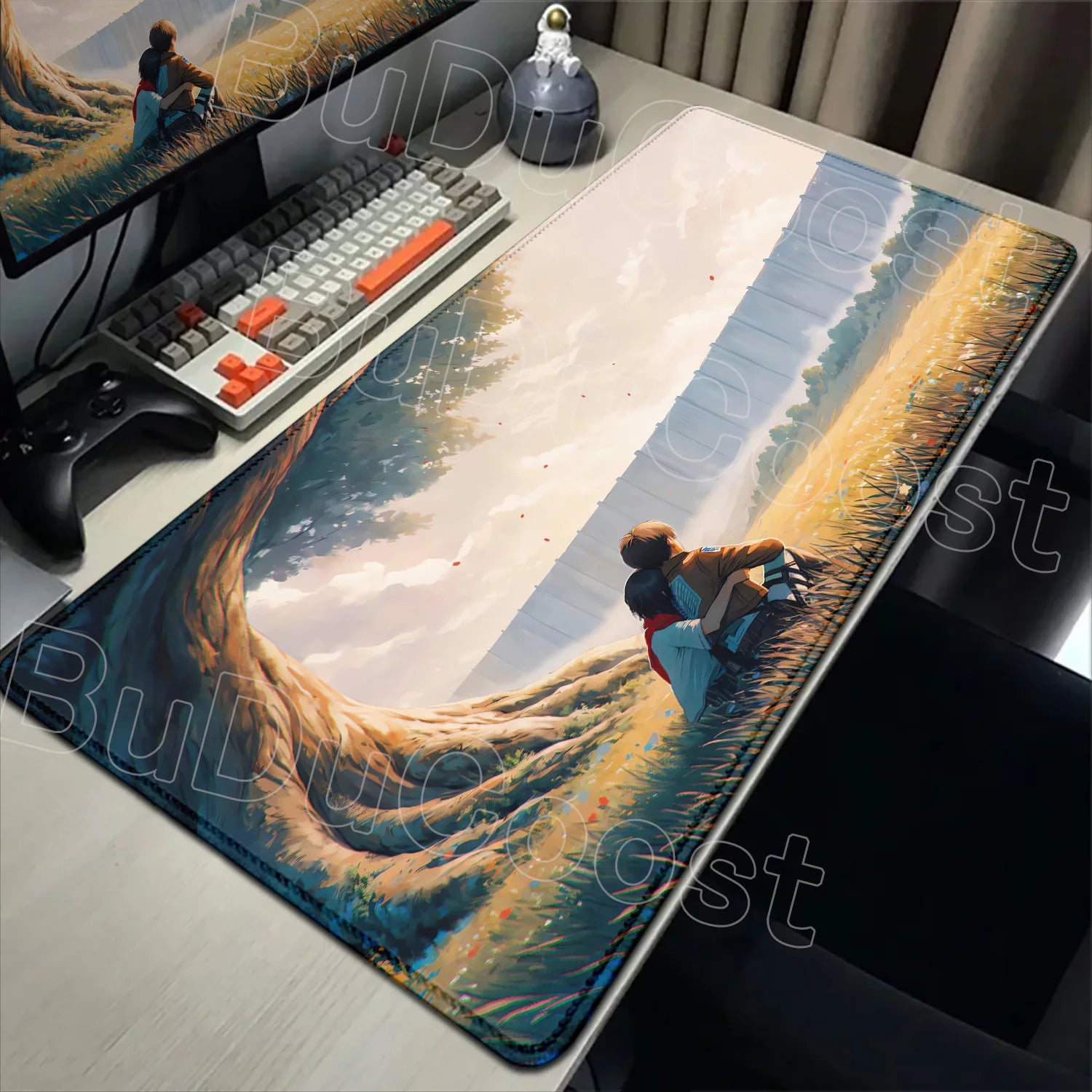 New Mousepad Anime Attack on Titan Mouse Pad Gaming Accessories PC Keyboard Large Rubber Non-slip Desk Mat Computer Table Carpet