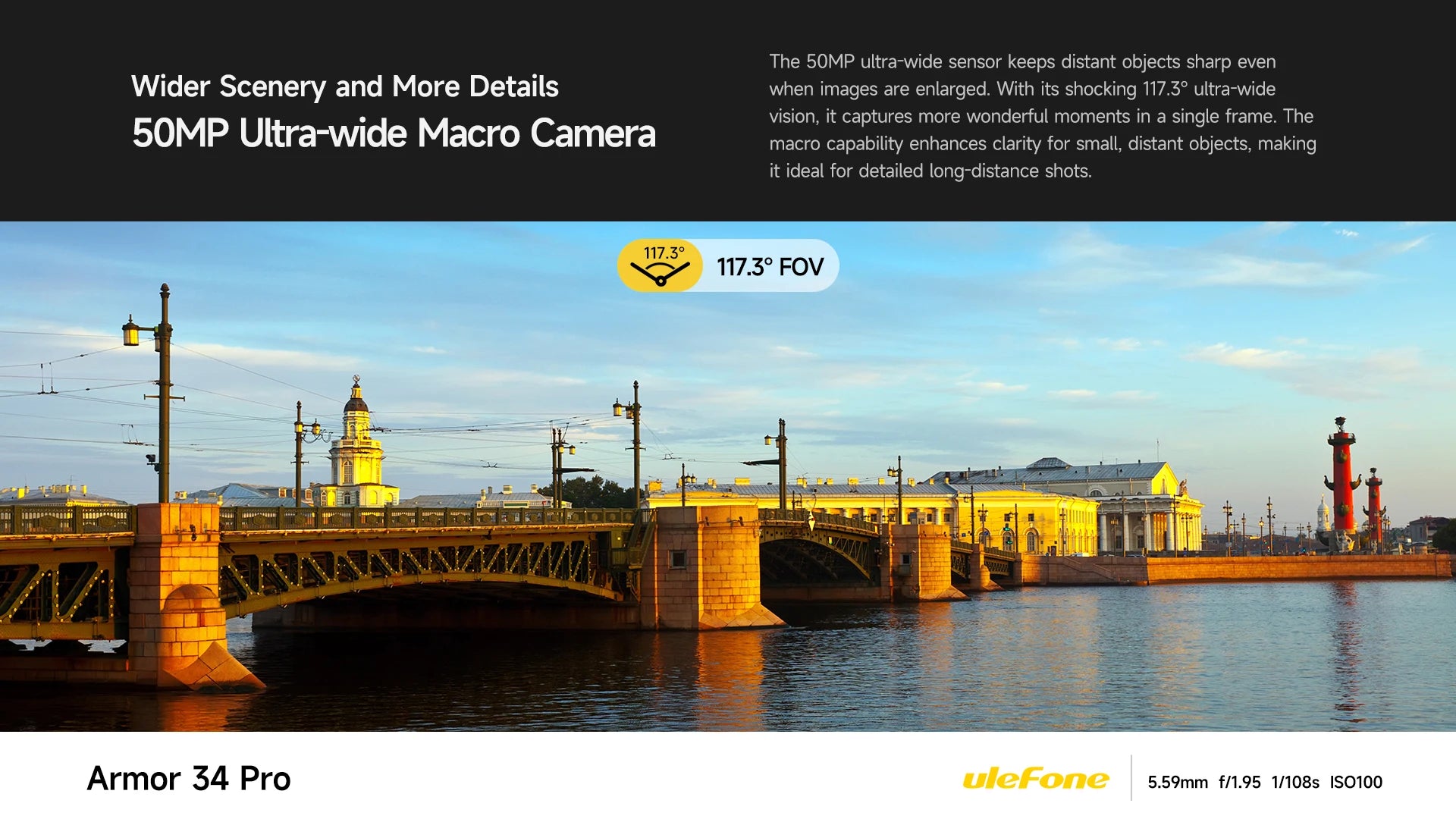 Ulefone Armor 34 Pro Plus 5G AI Rugged Phone  6.95