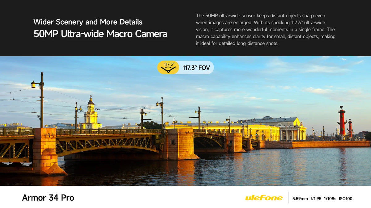 Ulefone Armor 34 Pro Plus 5G AI Rugged Phone  6.95