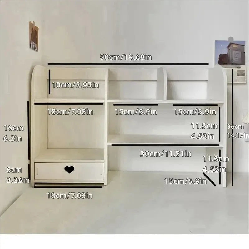 Double-Layer Stationery Organizer Office Desk Accessories Organizers Storage Desktop School Supplies Organizers Storage Shelf