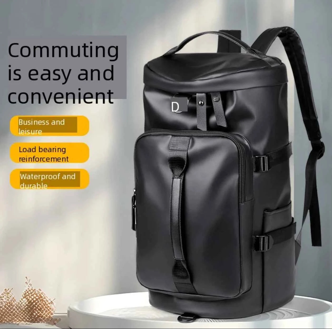 Travel backpack, large carry on bag with shoe compartment approved by the airline, 17 inch laptop backpack, business work fitnes
