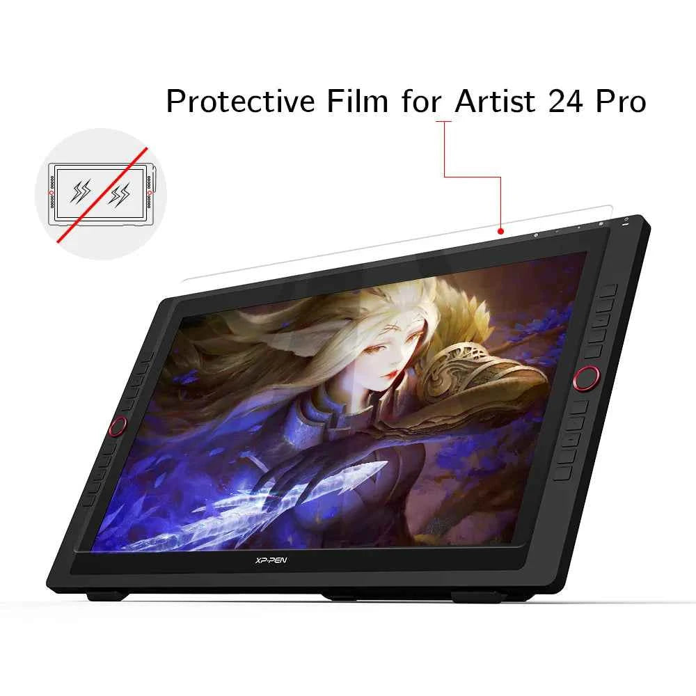 XP-Pen Protective Film for Artist 24 Pro Graphics Monitor Drawing Tablet (2 pieces in one package)