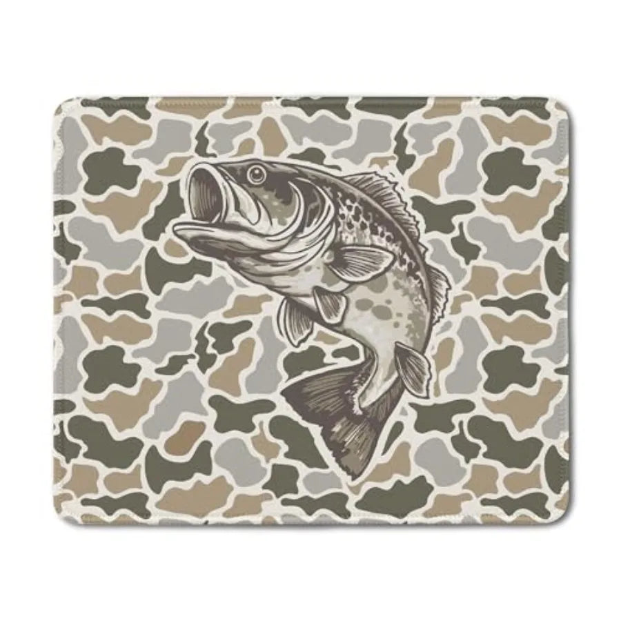 Mallard Duck Camo Mouse Pad, Duck Hunting Hunter Gifts, Camo Wildlife Mouse Pads Mousepad for Home Office Dorm Computers Laptop