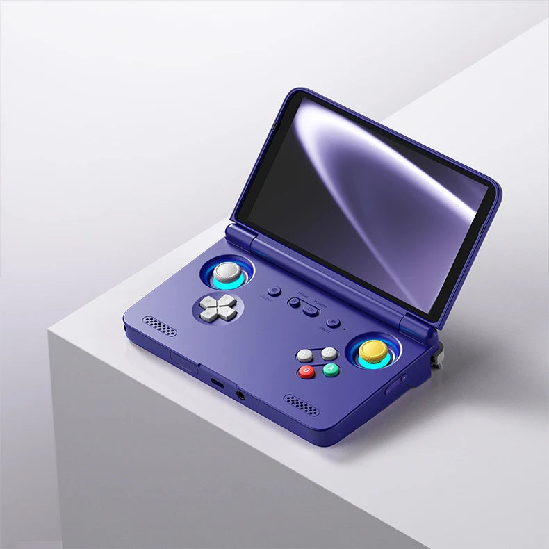 Retroid Pocket Flip2 SD865 5.5”1080p OLED WIFI6 Android Handheld Portable Gaming Console With Hall Rockers Folding Game