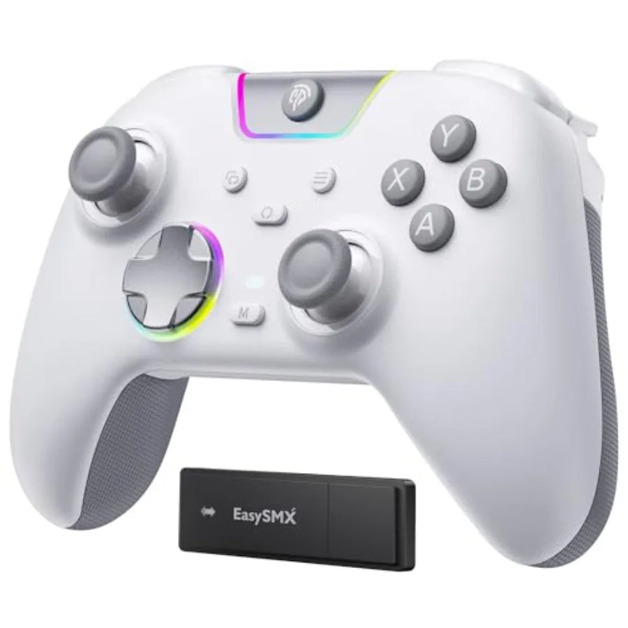 X05Pro Wireless Gaming Controller for PC, Switchand Phone Ultra-Quiet Buttons, Hall Effect Joysticks, 2-Stage Triggers, 1000Hz