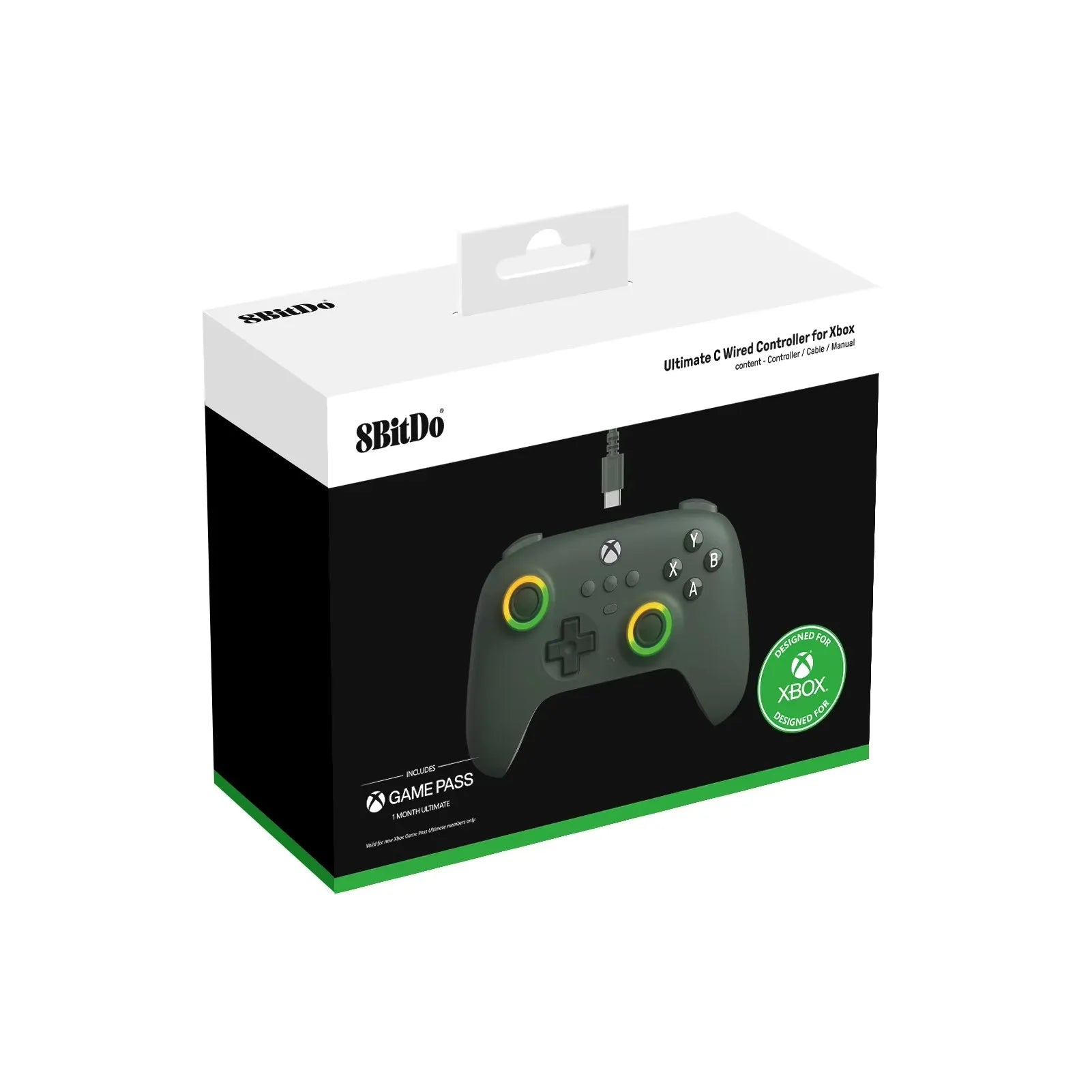 8BitDo Ultimate C Wired Controller Hall Effect Joysticks USB Gamepad with for Xbox Series X/S, Xbox One and PC Windows 10/11 - WinSupport Tech