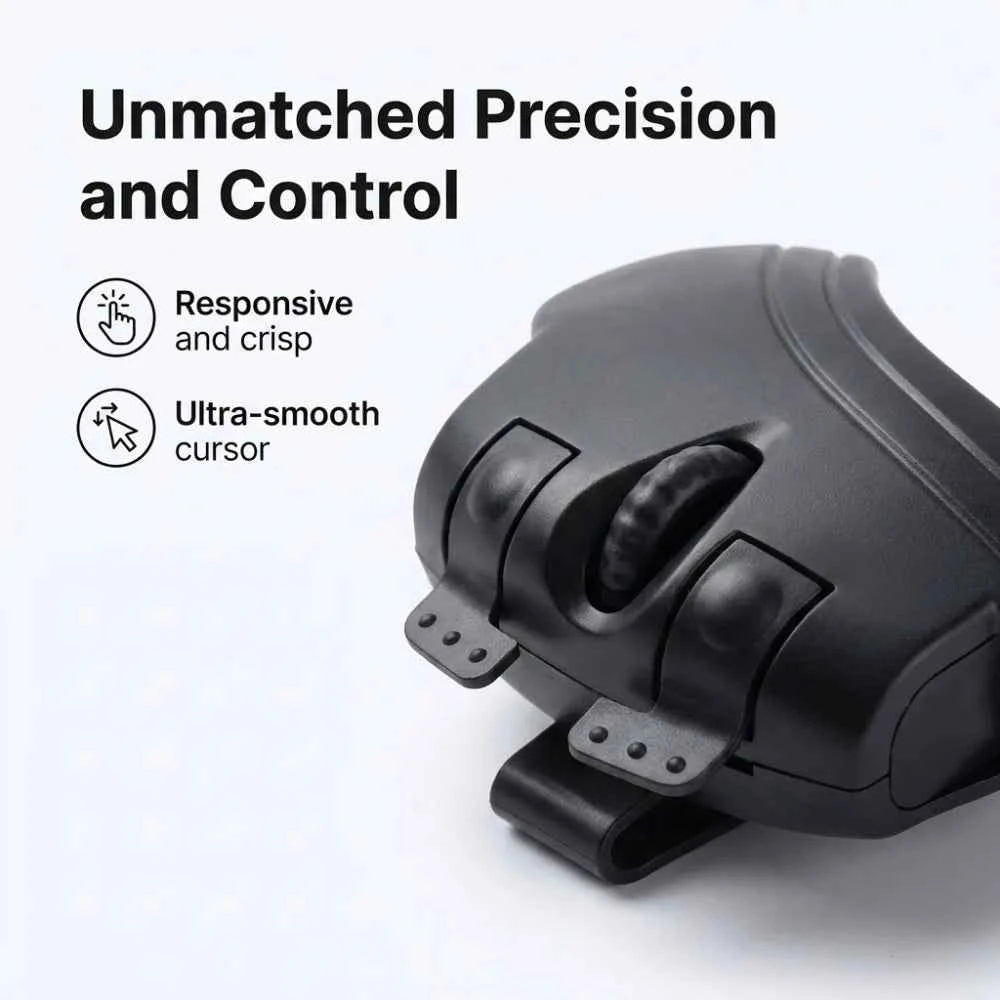 Finger Ring Mouse 1000DPI Easy Control High Efficiency Wireless Finger Ring Mouse Portable Rechargeable 2.4GHz for Office