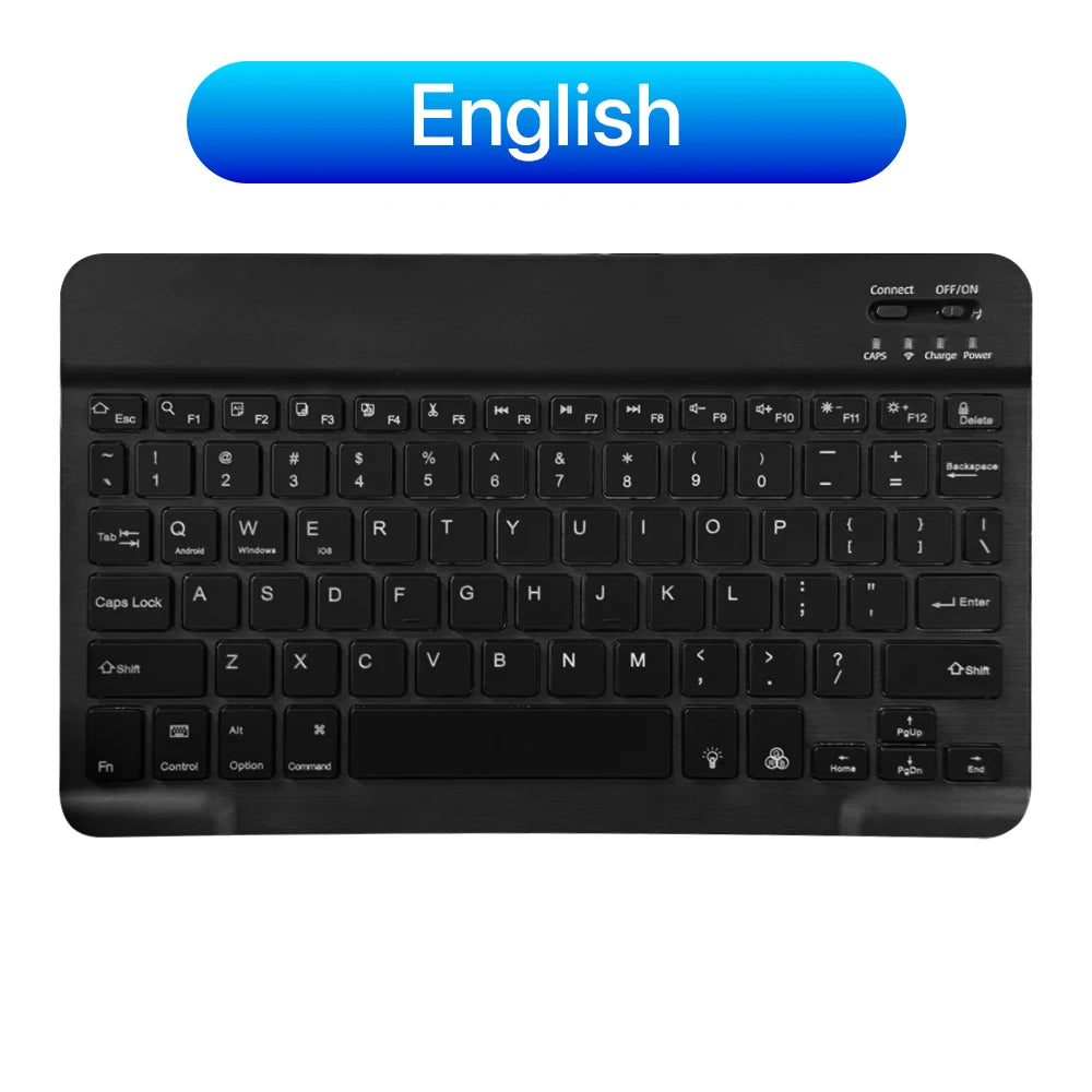 2026 Portable Bluetooth Backlit Keyboard For Xiaomi iPad / iOS Android Windows Tablet Phone Wireless Keyboard With Mouse Spanish