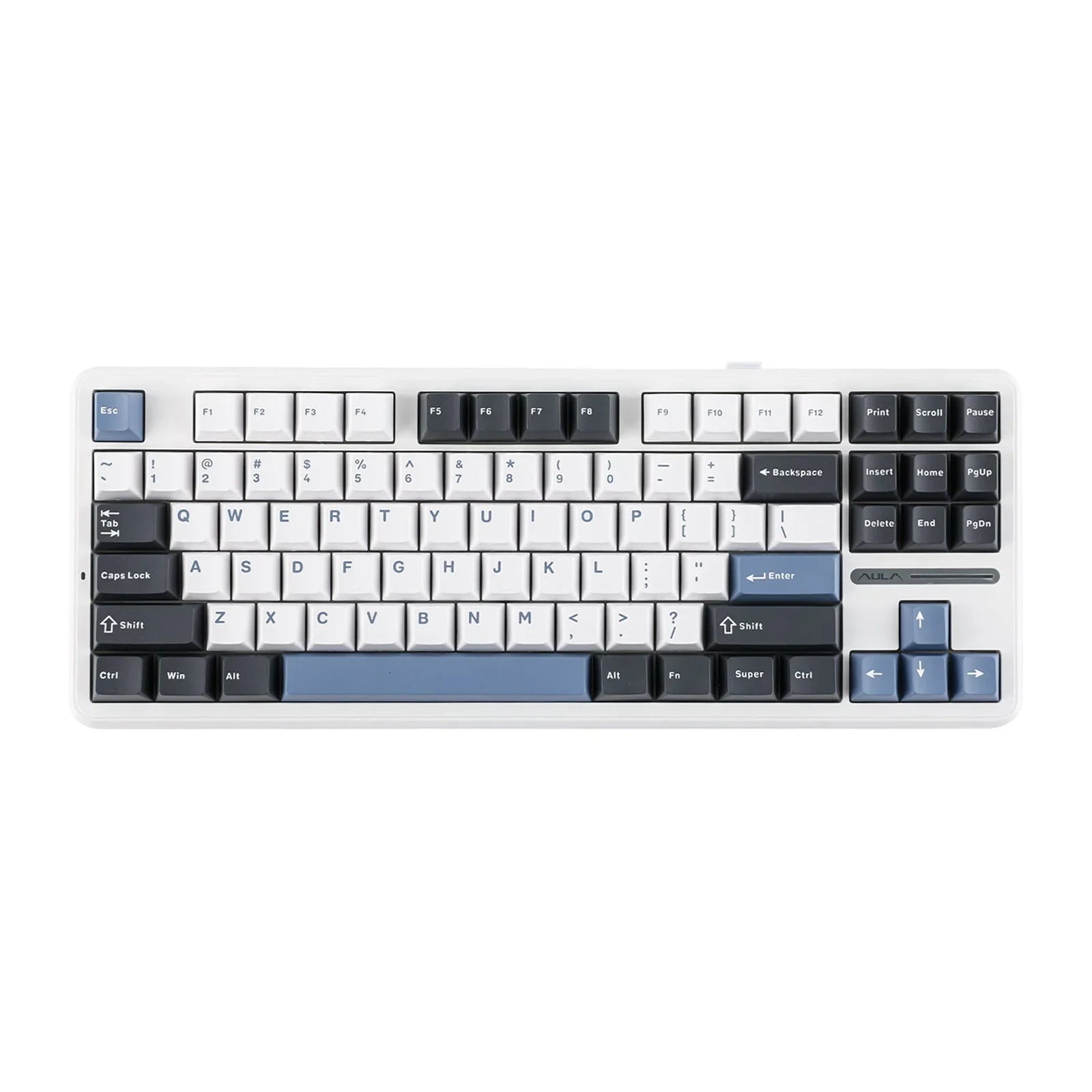AULA F87 Wireless Keyboard 87 Keys Compact TKL 3 Modes Gasket Gaming Keyboard Hot-Swap RGB Custom RGB Backlit Bluetooth Keyboard