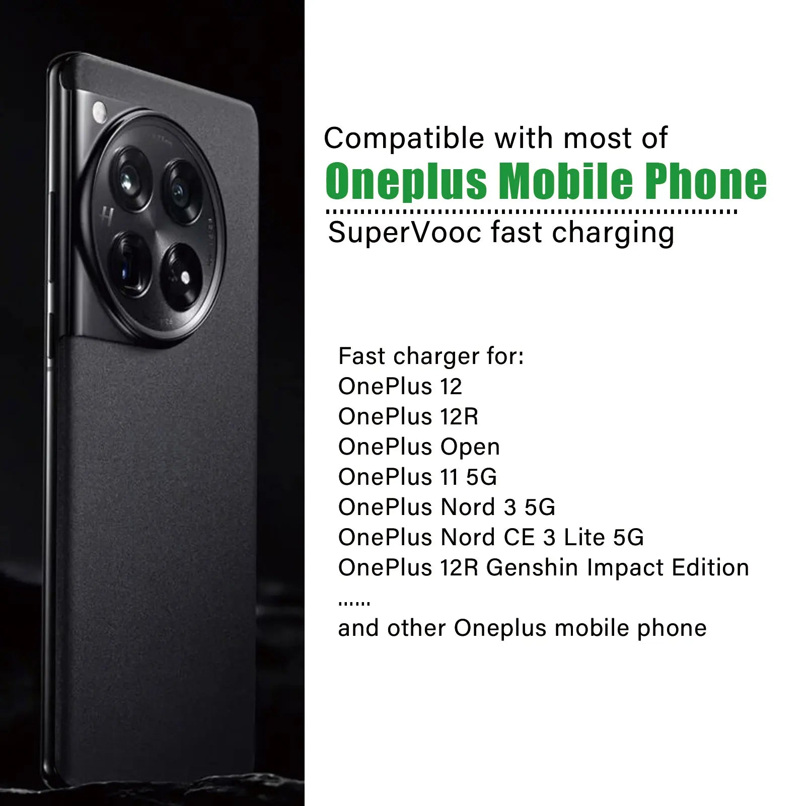 For Oneplus car charger 80W,SuperVooc car charger for OPPO,for realme car adapter superdart,for oneplus 12 10T auto charger warp