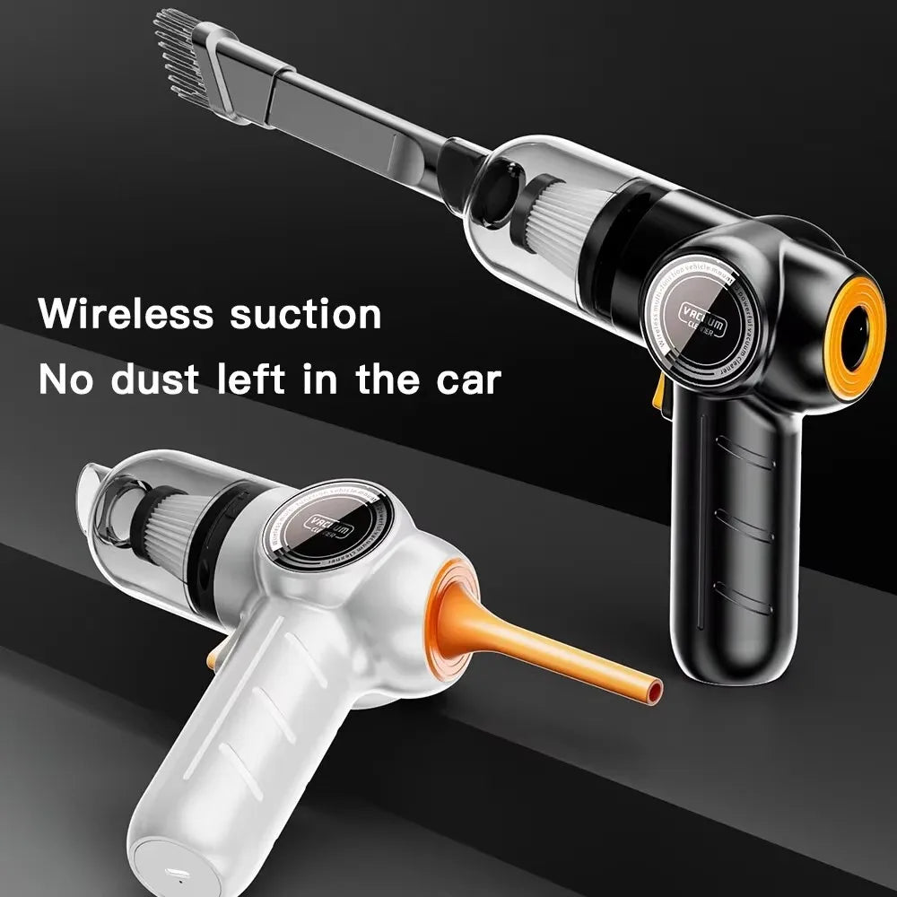 New Design Car Vacuum Cleaner 10000PA Strong Suction Wireless Portable Vacuum Cleaner For Car Home Desktop Keyboard Cleaning