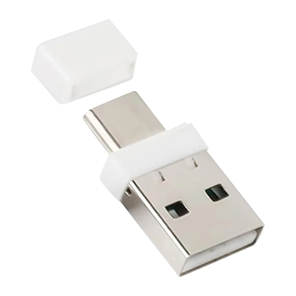 USB Type C 2 In 1 Mouse Mover Driver-Free Automatic Mouse Wiggler Prevent Laptop Entering Sleep Mini Mouse Shaker for Tablet PC