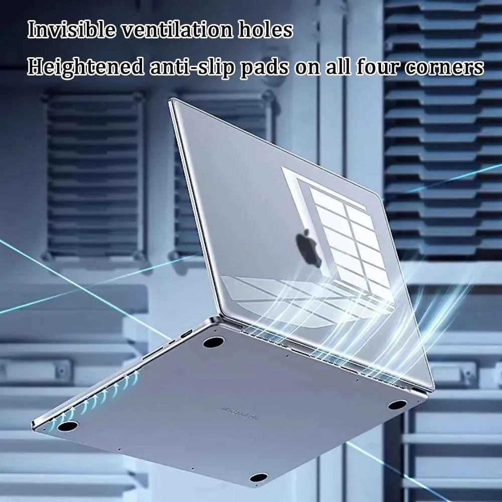 Laptop Case For MacBook Pro 14/16 inch Pro/Max M5 M4 M3 M2 M1 Chip 2026-2021 Case,Ultra Thin Hard Shell Cover For Air 13/15'' M5