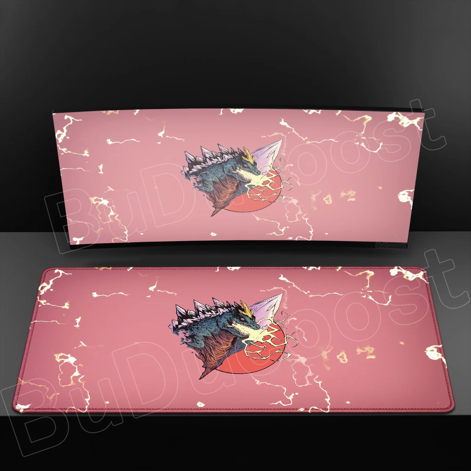 G-Godzillaes Mouse Pad Personalized Pattern 900x400mm XXL Lockedge Office Laptop Game Computer Desk Mat Table Keyboard Mouse Pad