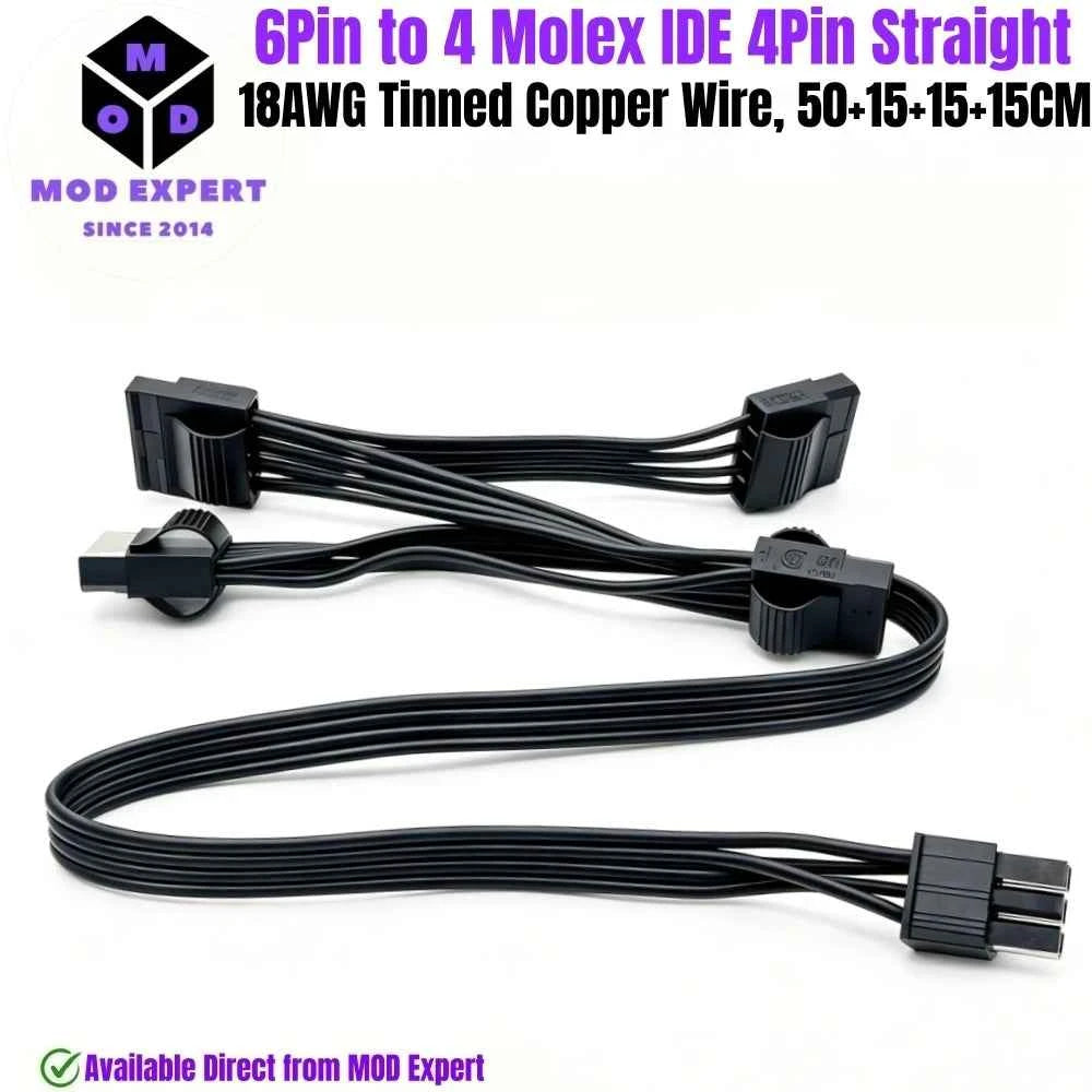 Modular Power Cable for Seasonic X-850, X-750, X-650 KM3 Power, GPU PCIe 8Pin 6+2Pin, CPU 4+4Pin, SATA Molex IDE 4Pin, 24Pin Net