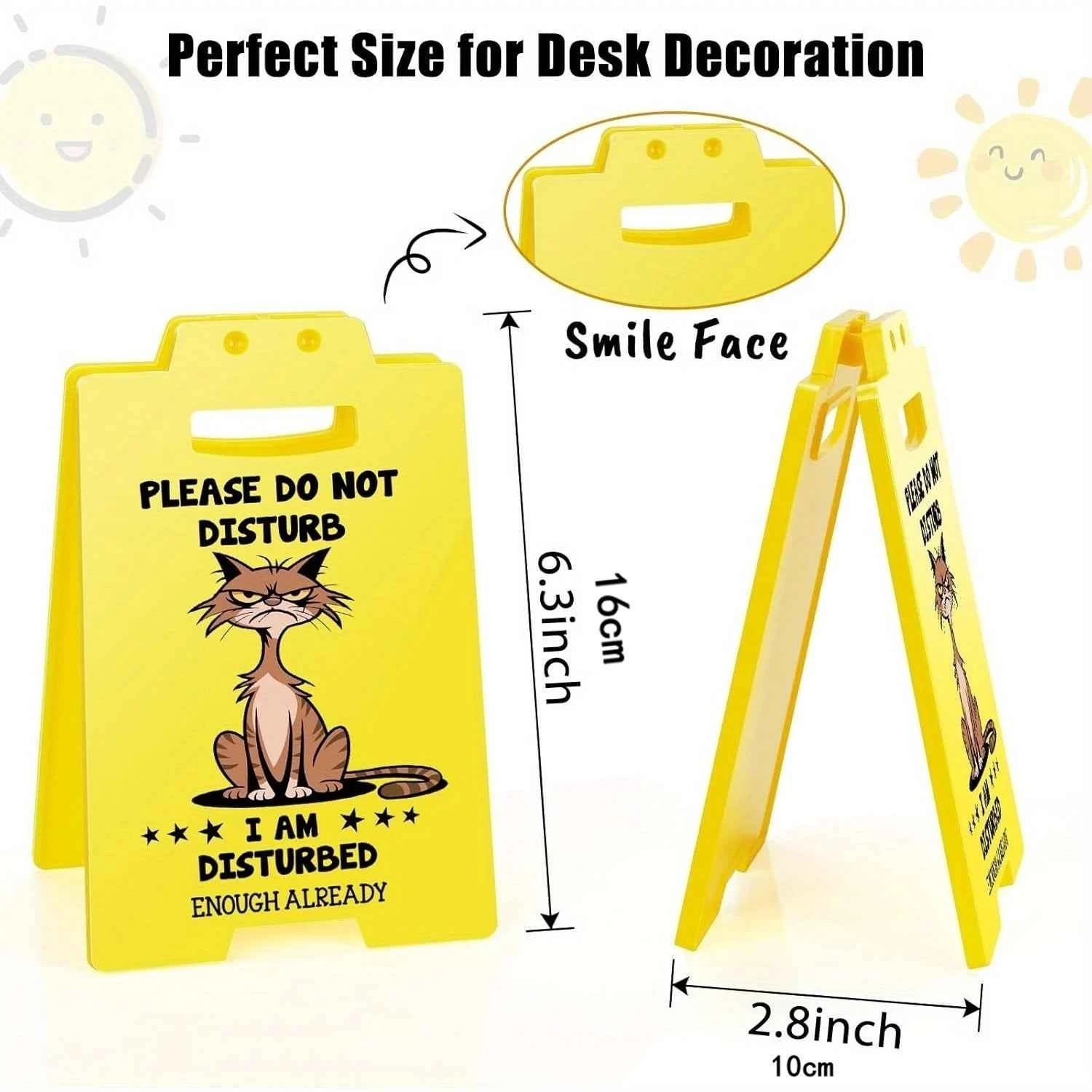 Funny Team Office Gifts - PLEASE DO NOT DISTURB, Funny Fun Gag Desk Sign Cubicle Decor for Coworker Teammate Employee Boss Birth