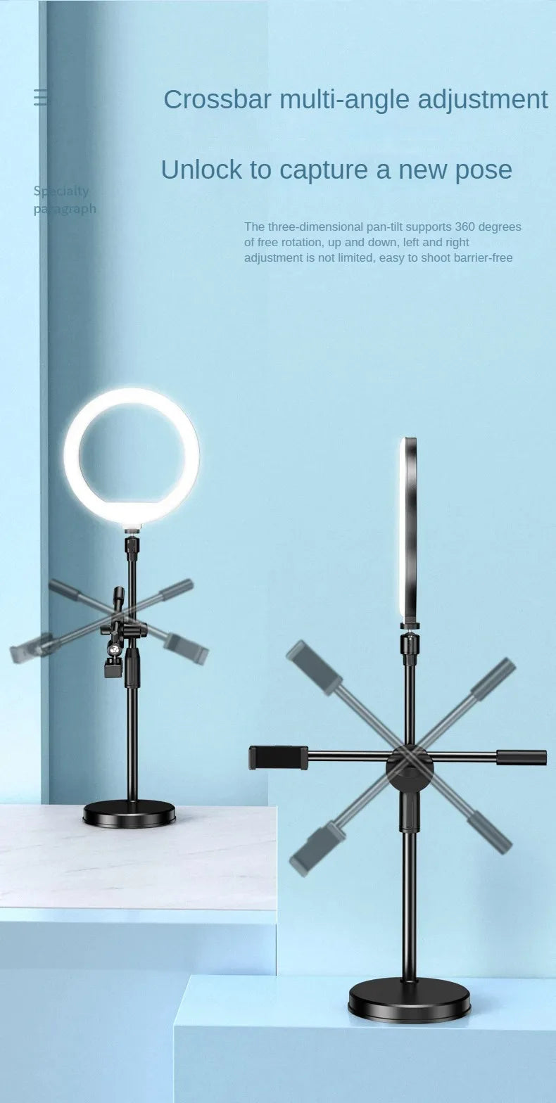 Mobile Phone Head Up Shooting Stand Desktop Live Overhead Painting Calligraphy Photography Artifact 360 Degrees Rotation