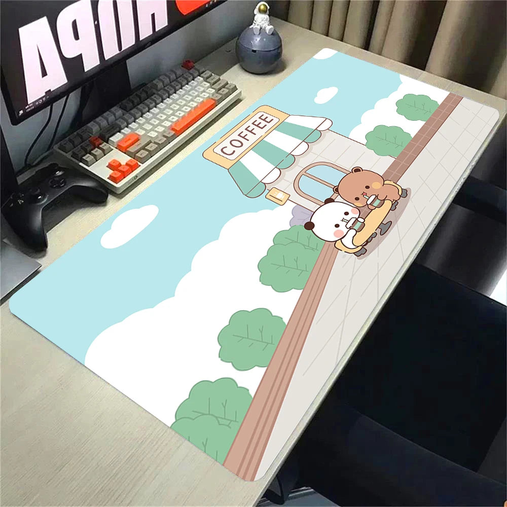 Bubu Dudu Gamer Deskmat Xxl Mouse Pad Anime Computer Table Mat Pc Gaming Accessories Mousepad Large Mats Office Mause Pads Setup