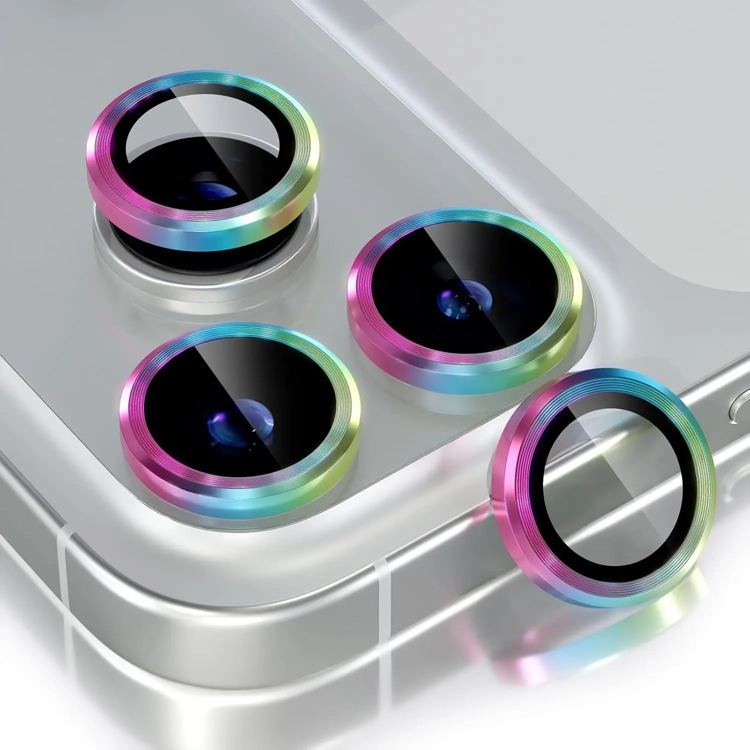 Bling Glitter Diamond Metal Frame Camera Protector For IPhone 17 Pro Max Air 17Pro Alloy Lens Tempered Glass Film Ring Cover Cap