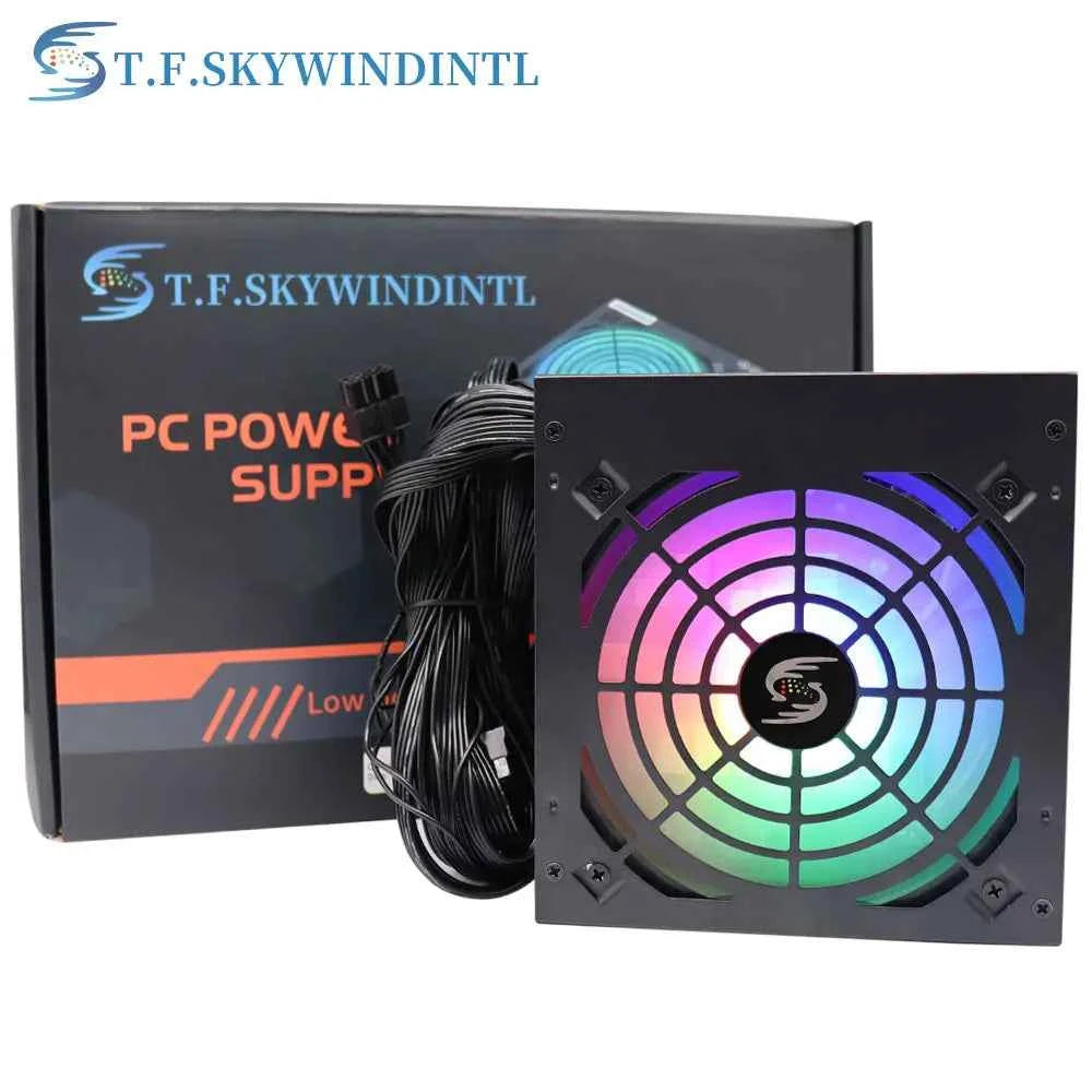 Fonte 500w PSU12V PC Power Sources For Office 500W 24pin ATX Computer Power Supply PSU 500W PC Gaming Power PC Gamer Source Game