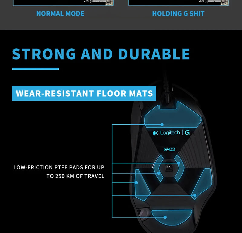 [Limited-time Discount] Logitech G402/M100R/G102 Gaming Mouse - The Perfect Time to Purchase!